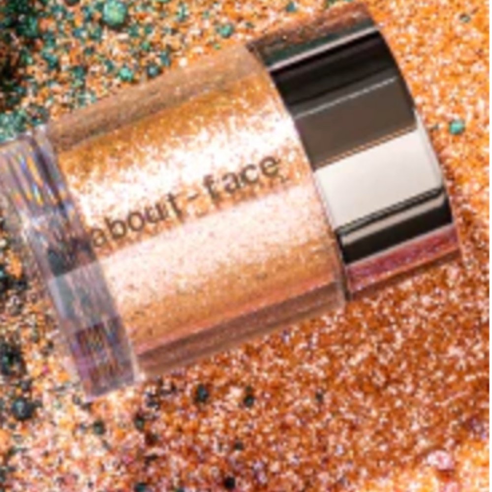 About Face - Fractal Glitter Dust - OUT OF BODY: Duo Chrome Rose Champagne